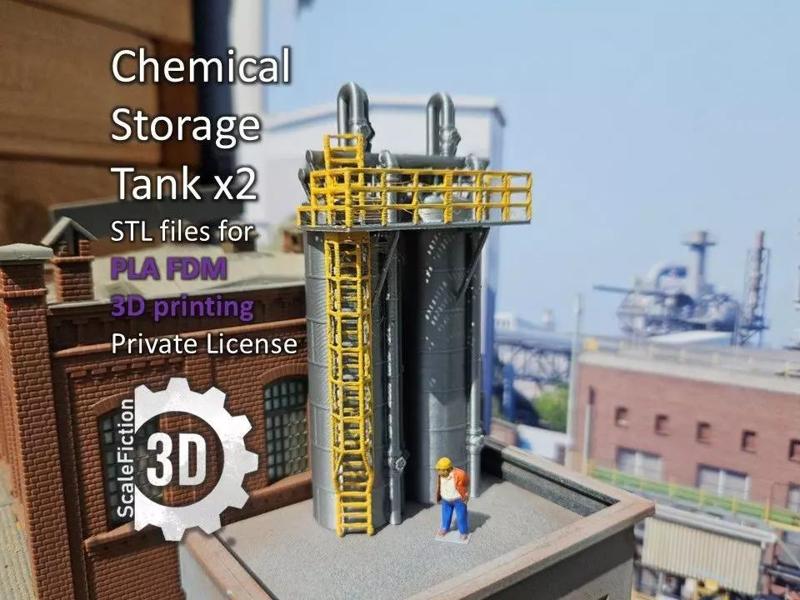 H0 Double Chemical Storage Tank