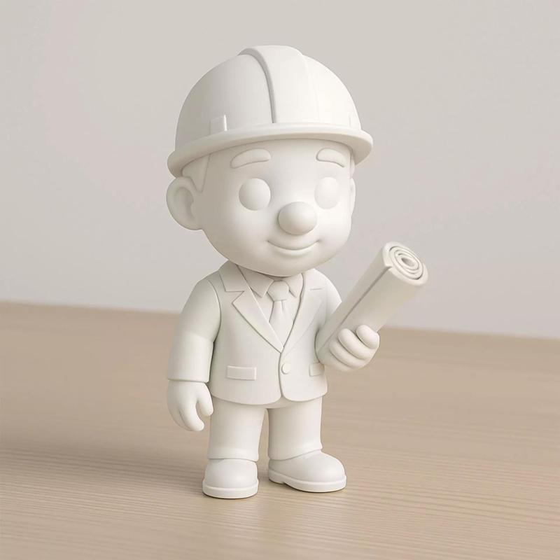 Cartoon Engineer 3D Printable