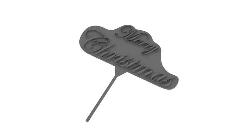 Merry Christmas 3D Printable