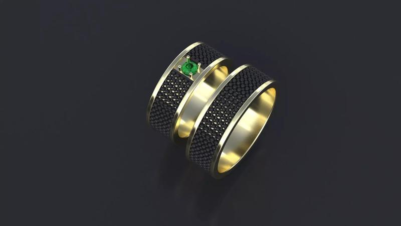Wedding Band-rings  cnc or