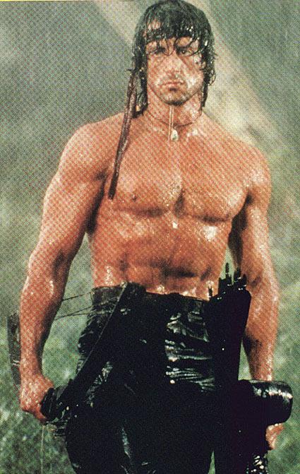 Giant action Figure Rambo at 1/4th scale