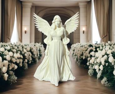 Angel In Wedding Dress