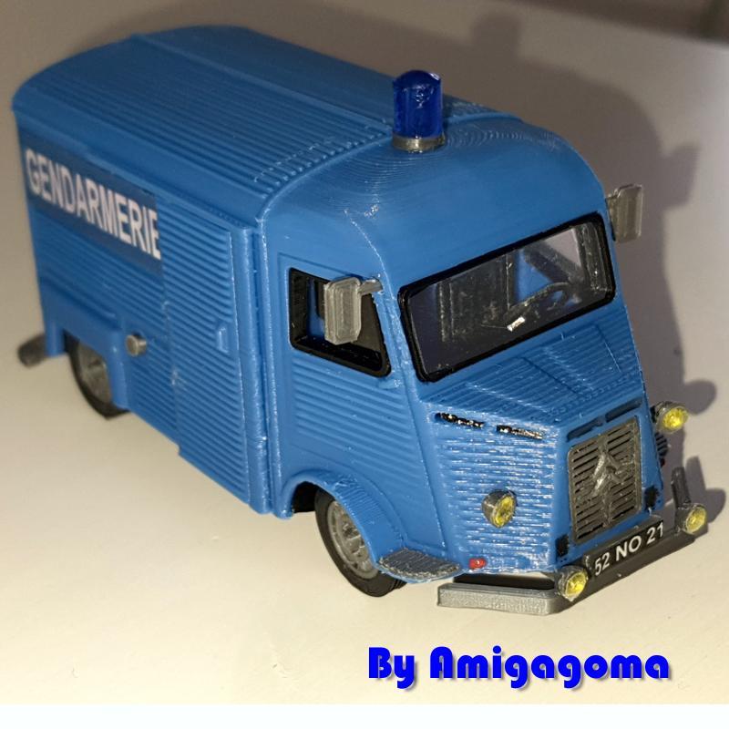 Tube Citroën type H Gendarmerie Version