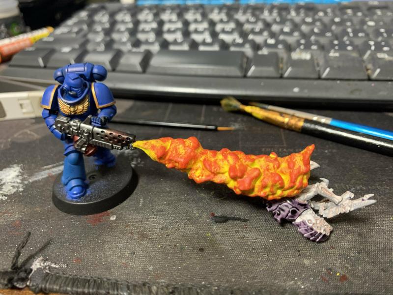 40000 Flame for Flamethrower - Inferno Unit