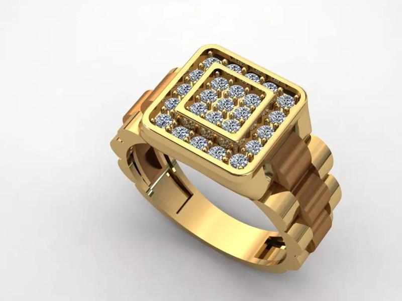 Men Rolex-Inspired Rings