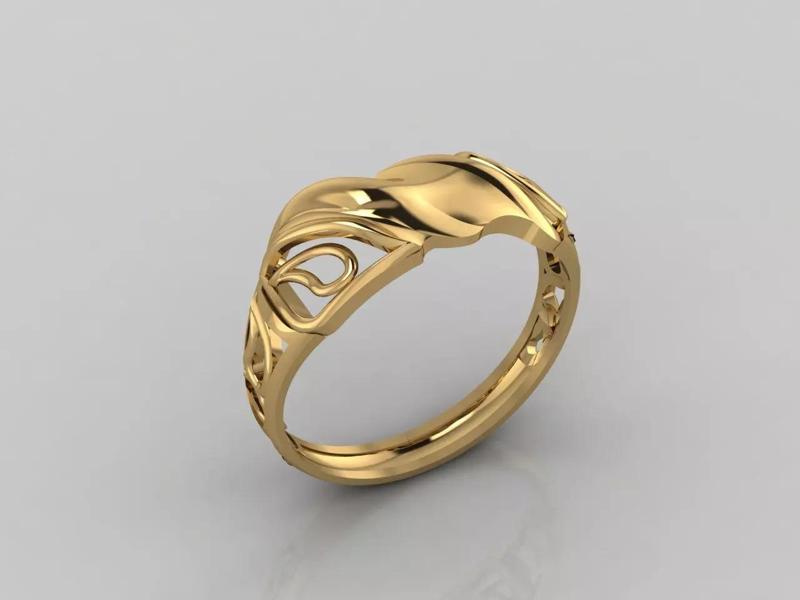 Women Plain Ring Ready STL 3DM Models Womens Rings 3D models