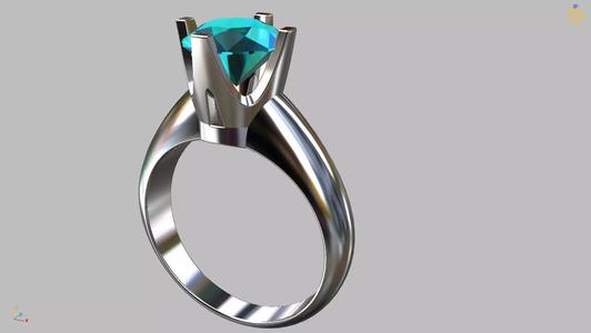 Solitaire Ring 8 00mm Gem