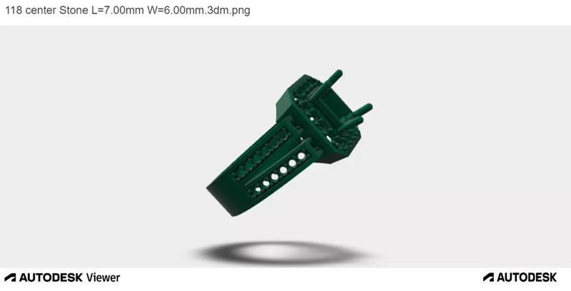 Women Ring with an Asscher Cut Center Stone