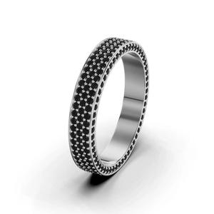 Women ring with round  stones 06