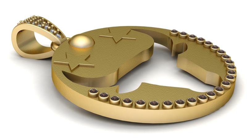 Big Mosque Pendant 3D Printable Model