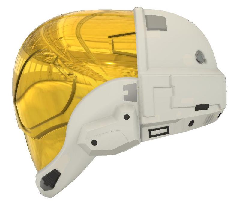 Halo 3 Inspired EVA Helmet (3D MODEL - STL)