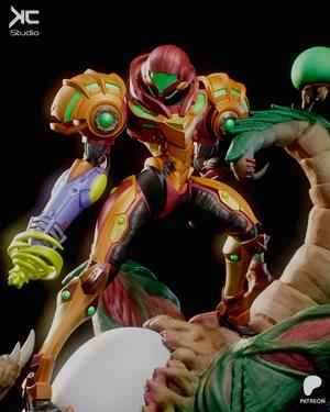 Metroid Diorama