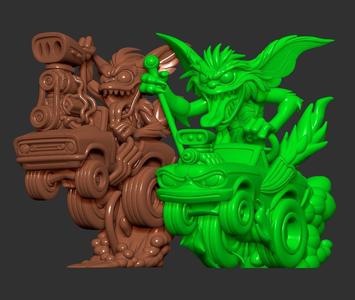 Gizmo and Gremlins Hot Rods