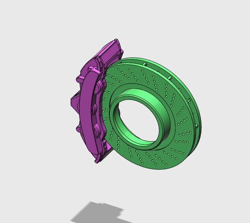 Disc and brake callipers