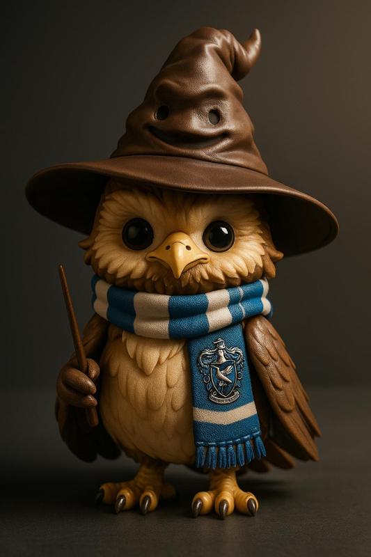 Harry Potter: Ravenclaw Hawk Mascot Chibi
