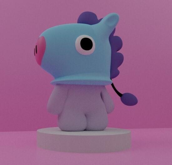 Mang plush mascot - BTS