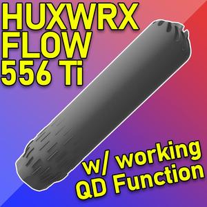 HUXWRX Flow 556 Ti w/ working Quick Detach Muzzle Break
