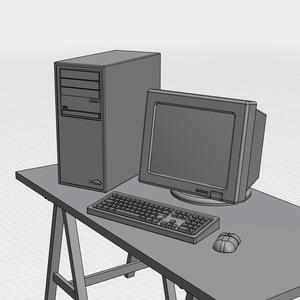 COMPUTER / PC 2000'S Scale 1/10