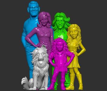 Dog with a Blog Figure Cast