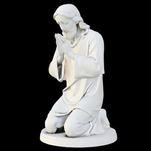 Kneeling Jesus in Prayer 3D Model
