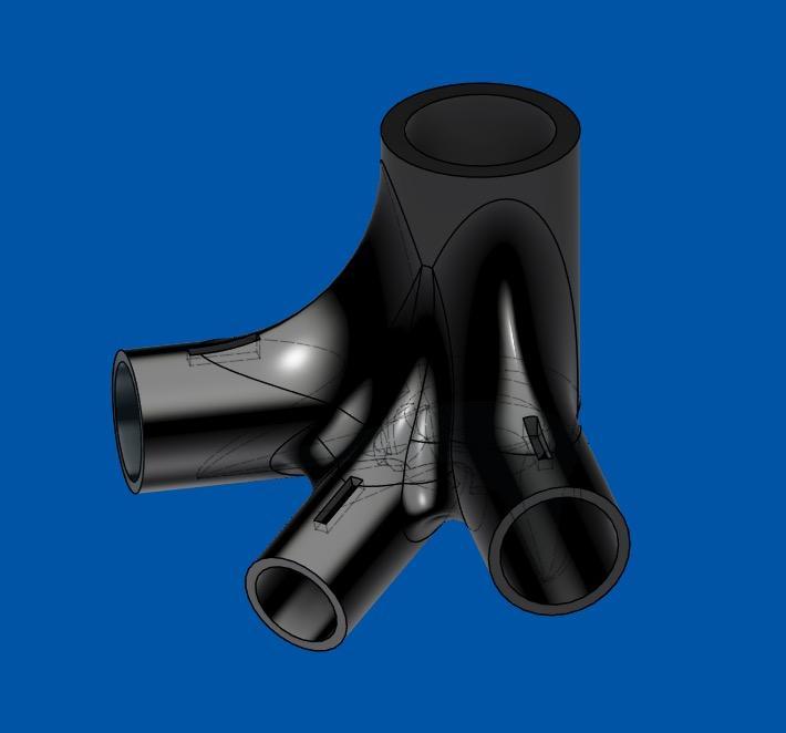 Tent garden 4 way connector