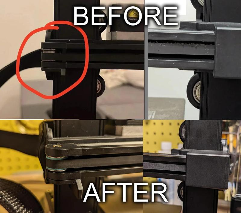 Ender 3 V3 SE KE Belt Rub Fix