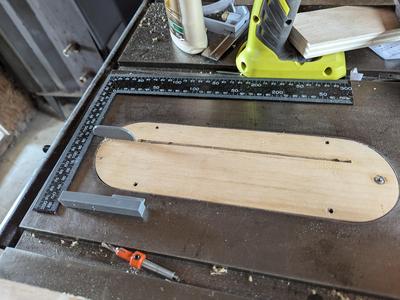 Riving Knife and Drill Jig