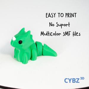 TINY TRICERATOPS - BABY DRAGON FLEX