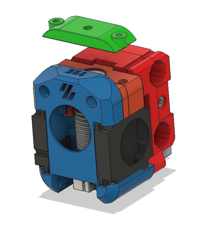 Ender 3 NG Rapidburner X Carriage mounting plate