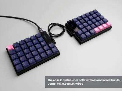 FelixKeeb MX Case (Wireless / Wired Split Keyboard)