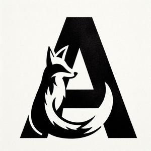 Fox alphabet: Letter A (version 4)