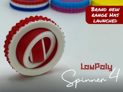 Spinner4 LowPoly Fidget Spinner