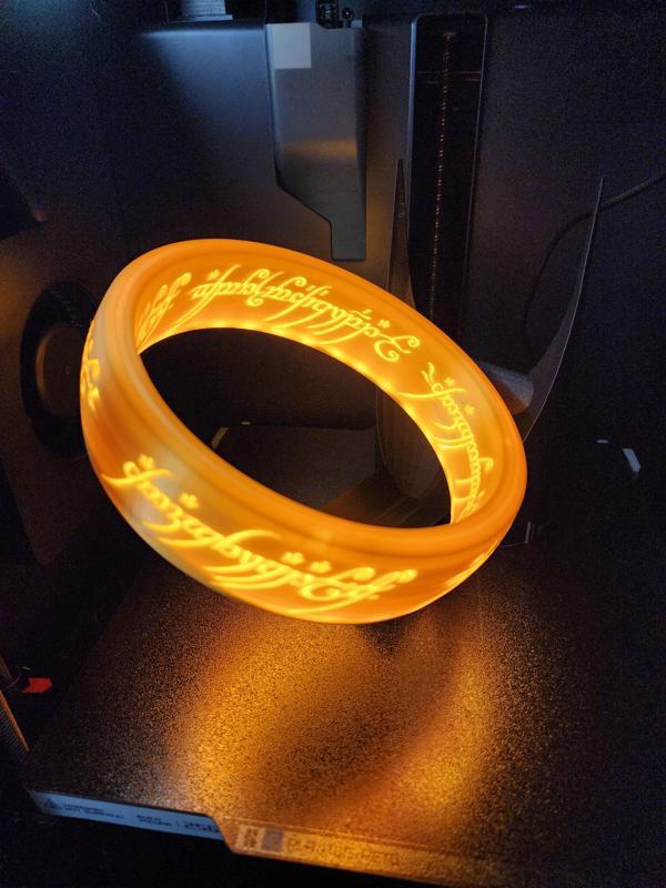 LOTR Lamp for MMU/AMS - No Paint required - Easier print