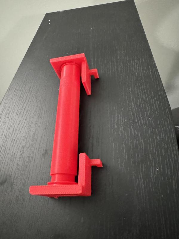 Skadis mountable  adjustable sliding rod