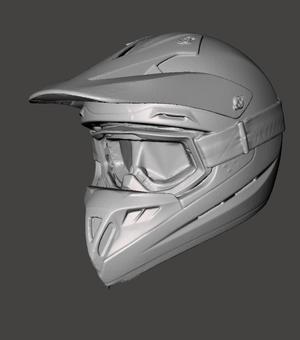 1/10 Scale motocross helmet