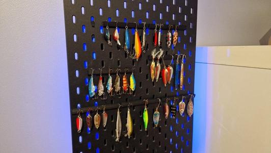 Skadis Fish lure organizer