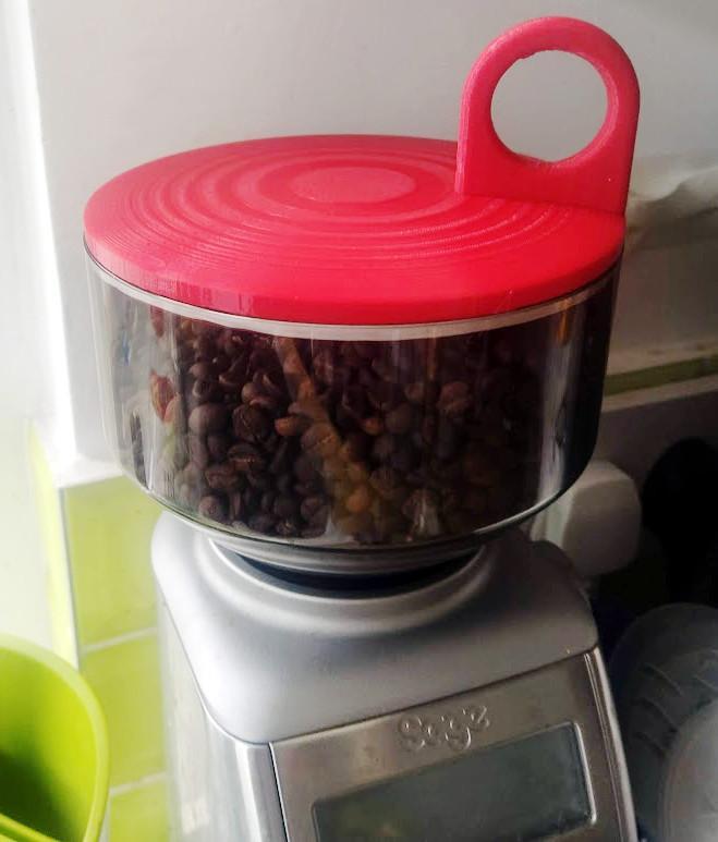 Lid for a Sage Coffee Grinder