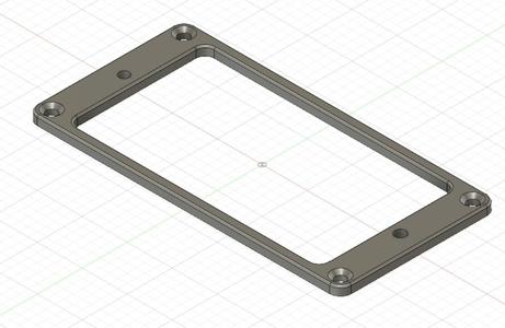 Guitar Pickup Mounting Ring Neck-side