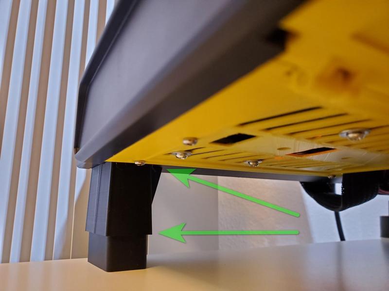 ELEGOO Neptune 3 Pro / 4 Pro feet riser - plus 30mm / 40mm / 50mm