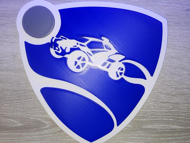 Rocket League Logo Plaque