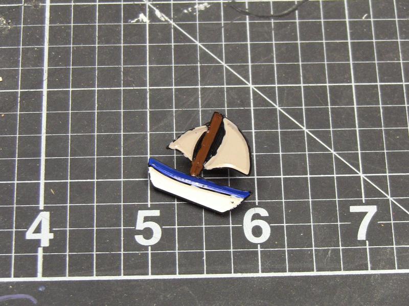 Sail boat Enamel pin