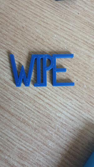 wipe funny bathroom sign