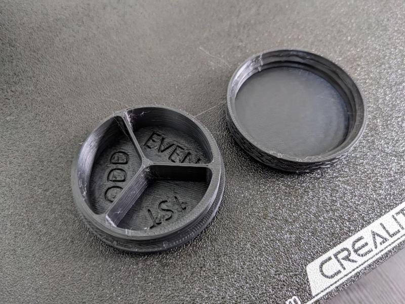 Tiny 3-Chamber Organizer Box