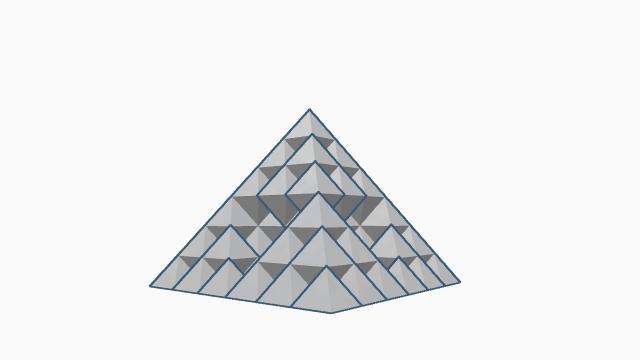 trompe l'oeil pyramid