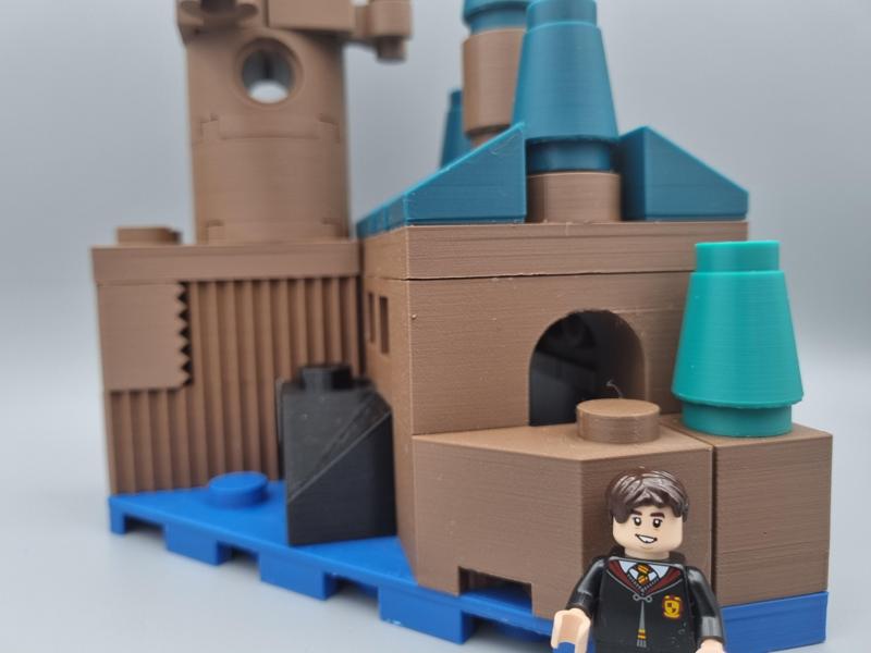 Giant Bricks Hogwarts Castle
