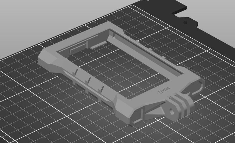 Hard case with GoPro mount for Flysky Noble NB4 transmitter