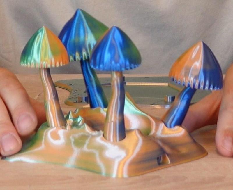 Grzybowy Las + diody LED + port USB-C