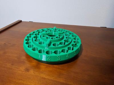 Microtube spinner rack