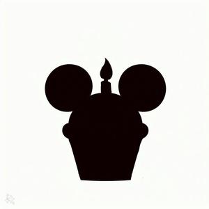 Mickey Mouse cupcake cookie cutter