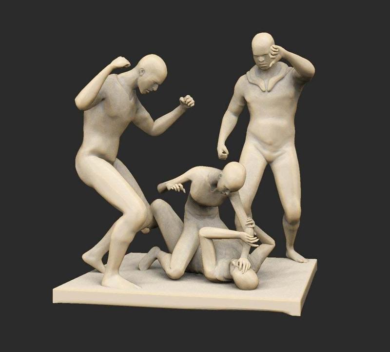 Cyberpunk People Street x6